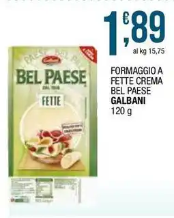 Sidis Formaggio a fette crema bel paese GALBANI offerta