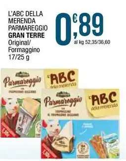 Sidis L'abc della merenda parmareggio GRAN TERRE offerta