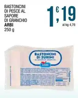 Sidis Bastoncini di pesce al sapore di granchio ARBI offerta