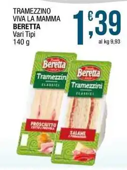 Sidis Tramezzino viva la mamma BERETTA offerta