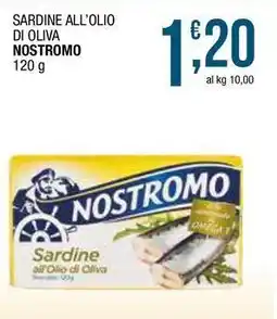 Sidis Sardine all'olio di oliva NOSTROMO offerta