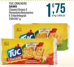 Sidis Tuc crackers SAIWA offerta