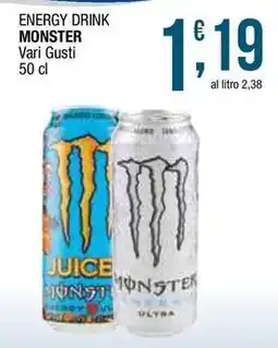 Sidis Energy drink MONSTER offerta