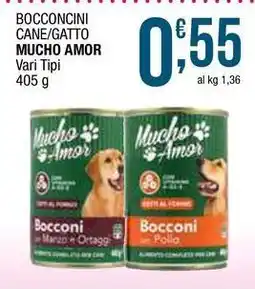 Sidis Bocconcini cane/gatto MUCHO AMOR offerta