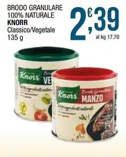 Sidis Brodo granulare 100% naturale KNORR offerta