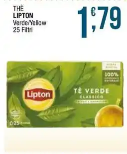 Sidis THE LIPTON Verde/Yellow 25 Filtri offerta