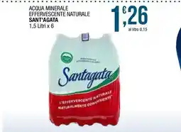 Sidis Acqua minerale effervescente naturale SANT'AGATA offerta