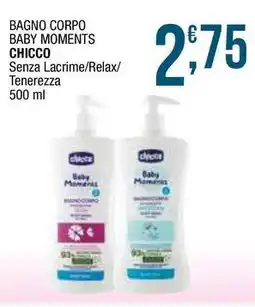 Sidis Bagno corpo baby moments CHICCO offerta