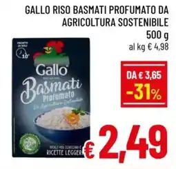 A&O Gallo riso basmati profumato da agricoltura sostenibile offerta
