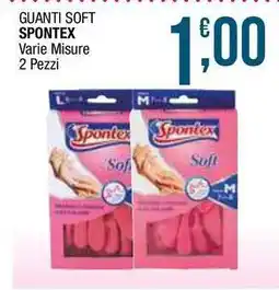 Sidis Guanti soft SPONTEX offerta
