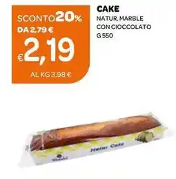 Ekom Cake natur, marble con cioccolato offerta