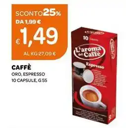 Ekom Caffè oro, espresso offerta