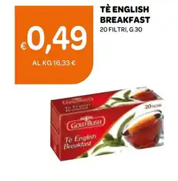 Ekom Tè english breakfast offerta