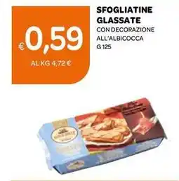 Ekom Sfogliatine glassate con decorazione all'albicocca offerta