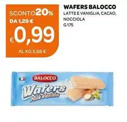 Ekom Wafers balocco latte e vaniglia, cacao, nocciola offerta