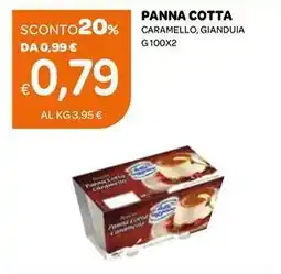 Ekom Panna cotta caramello, gianduia offerta