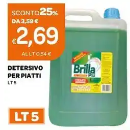 Ekom Brilla detersivo per piatti offerta