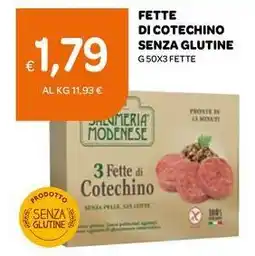 Ekom Fette di cotechino senza glutine offerta