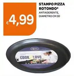 Ekom Stampo pizza rotondo antiaderente offerta