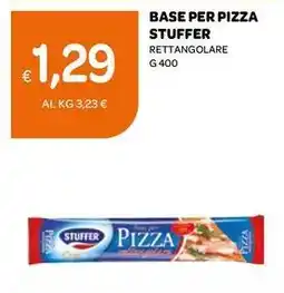 Ekom Base per pizza stuffer rettangolare offerta