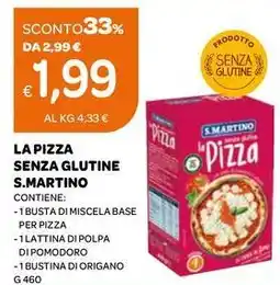 Ekom La pizza senza glutine S.MARTINO offerta
