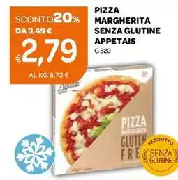 Ekom Pizza margherita senza glutine appetais offerta