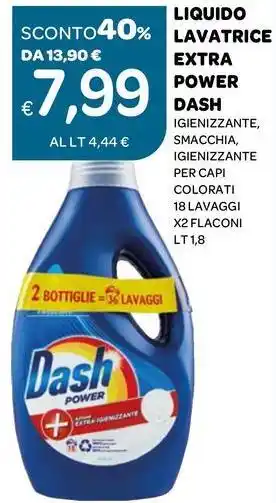 Liquido lavatrice extra power DASH