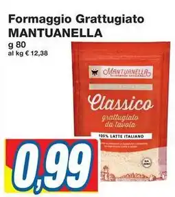 Prix Quality Formaggio Grattugiato MANTUANELLA offerta
