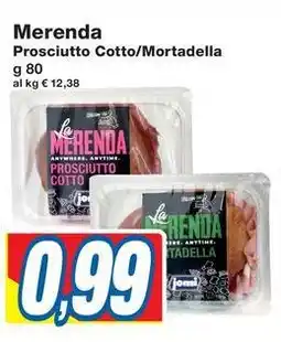 Prix Quality Merenda Prosciutto Cotto/Mortadella offerta
