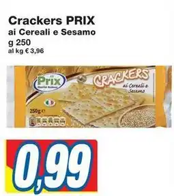 Prix Quality Crackers PRIX ai Cereali e Sesamo offerta