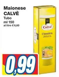 Prix Quality Maionese CALVÈ Tubo offerta