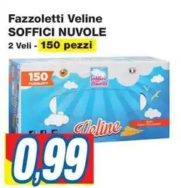 Prix Quality Fazzoletti Veline SOFFICI NUVOLE offerta