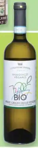 Prix Quality Pinot Grigio IGT COLLEZIONE PRIVATA C. TOMBACCO Biologico offerta