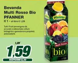 Prix Quality Bevanda Multi Rosso Bio PFANNER offerta