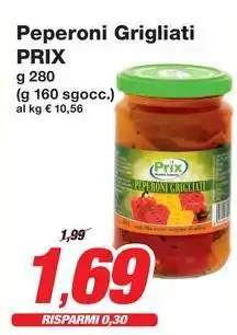 Prix Quality Peperoni Grigliati PRIX offerta
