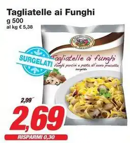 Prix Quality Tagliatelle ai Funghi offerta