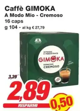 Prix Quality Caffè GIMOKA A Modo Mio - Cremoso offerta
