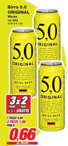 Prix Quality Birra 5.0 ORIGINAL 3 pezzi offerta