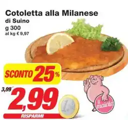 Prix Quality Cotoletta alla Milanese di Suino offerta