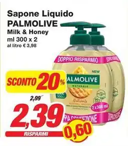 Prix Quality Sapone Liquido PALMOLIVE offerta