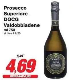 Prix Quality Prosecco Superiore DOCG Valdobbiadene offerta