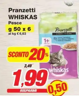Prix Quality Pranzetti WHISKAS Pesce offerta