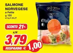 Prix Quality Salmone norvegese a Fette offerta