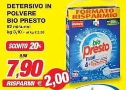 Prix Quality Detersivo in polvere BIO PRESTO offerta