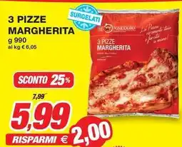 Prix Quality 3 pizze margherita offerta