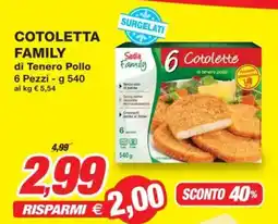 Prix Quality COTOLETTA FAMILY di Tenero Pollo 6 Pezzi offerta