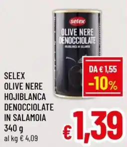 A&O Selex olive nere hojiblanca denocciolate in salamoia offerta
