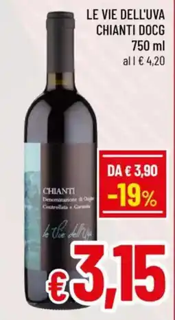 A&O Le vie dell'uva chianti docg offerta