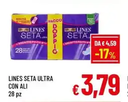 A&O Lines seta ultra con ali offerta