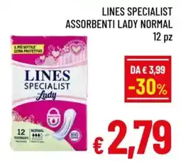 A&O Lines specialist assorbenti lady normal offerta